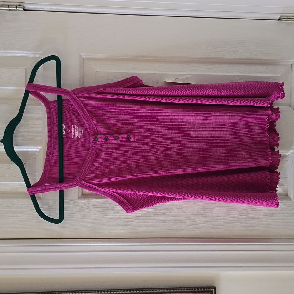 SO BRAND WOMENS JUNIOR SIZE PINK TANK TOP SIZE LARGE